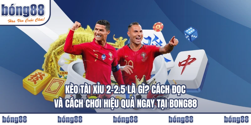Kèo Tài Xỉu 2-2.5 Là Gì? Cách Đọc Và Cách Chơi Hiệu Quả Ngay Tại BONG88
